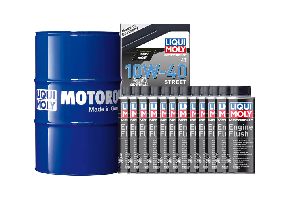 pack bidon aceite sintetico + limpiamotores 60 l 10w-40 | 12 u 250 ml