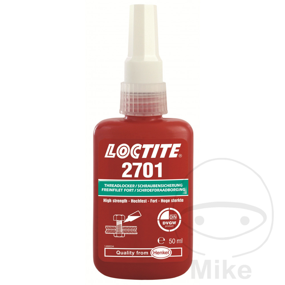 LOCTITE High strength screw fixing glue 50 ML 2701 ALTN: 5579057 - Picture 1 of 1