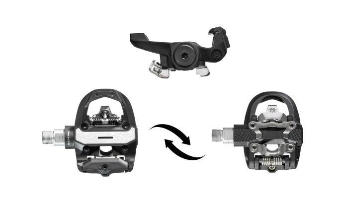 pedales para bicicleta keo indoor dual spd & delta