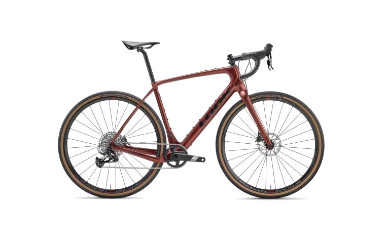 bicicleta gravel 765 gravel apex 1x12 red dust