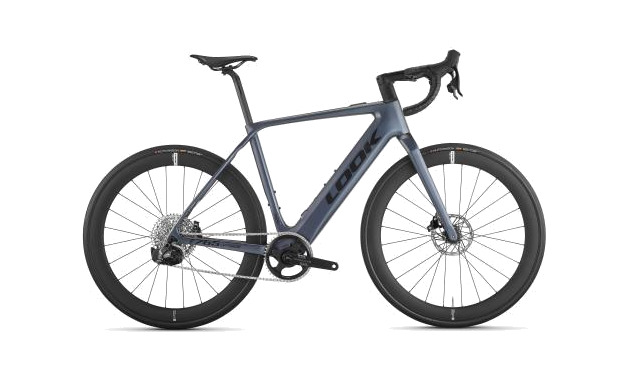 bicicleta de carretera e765 optimum 2 rival etap axs grey-blu eléctrica