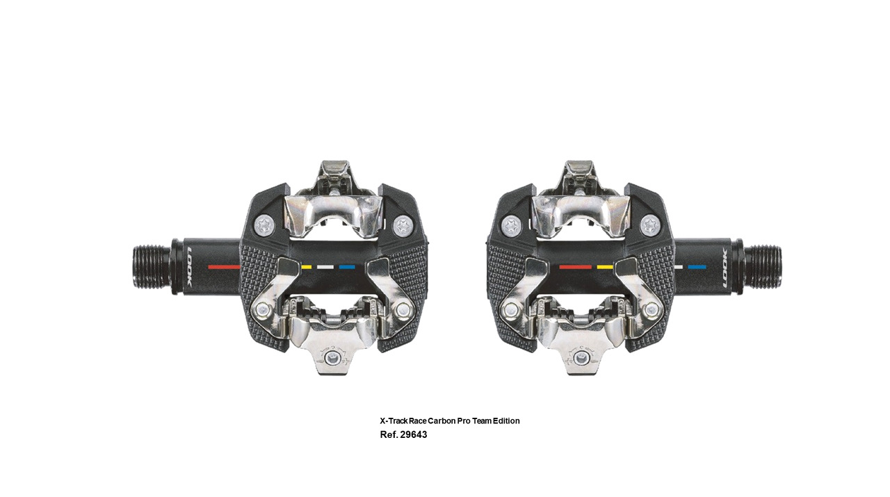 pedales automaticos de carbono x-track race proteam
