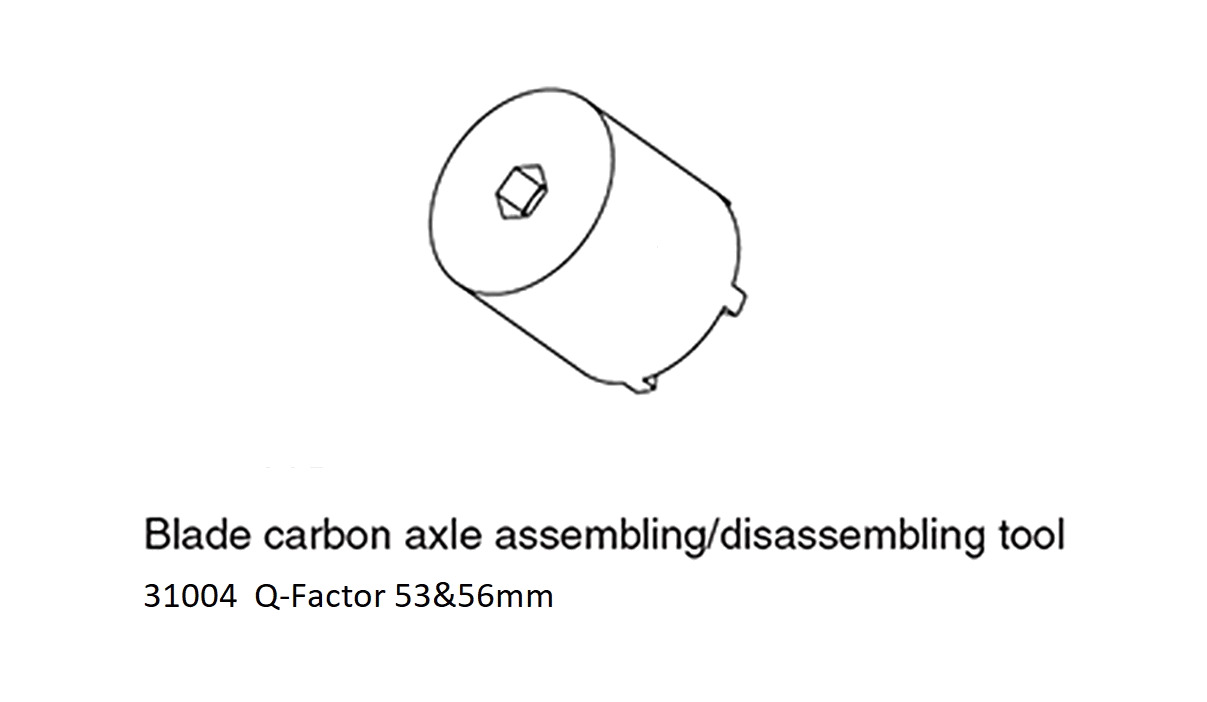herramienta de eje para extraer blade carbon qf-53&56