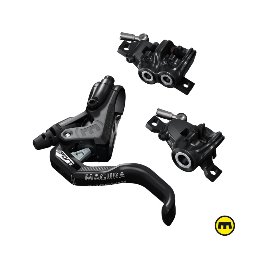 kit de frenos de disco para bicicleta delantero + trasero 1-finger (4p) + (2p) 480 g postmount mt trail sport