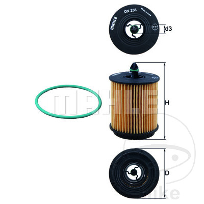 filtro de aceite  ox258d