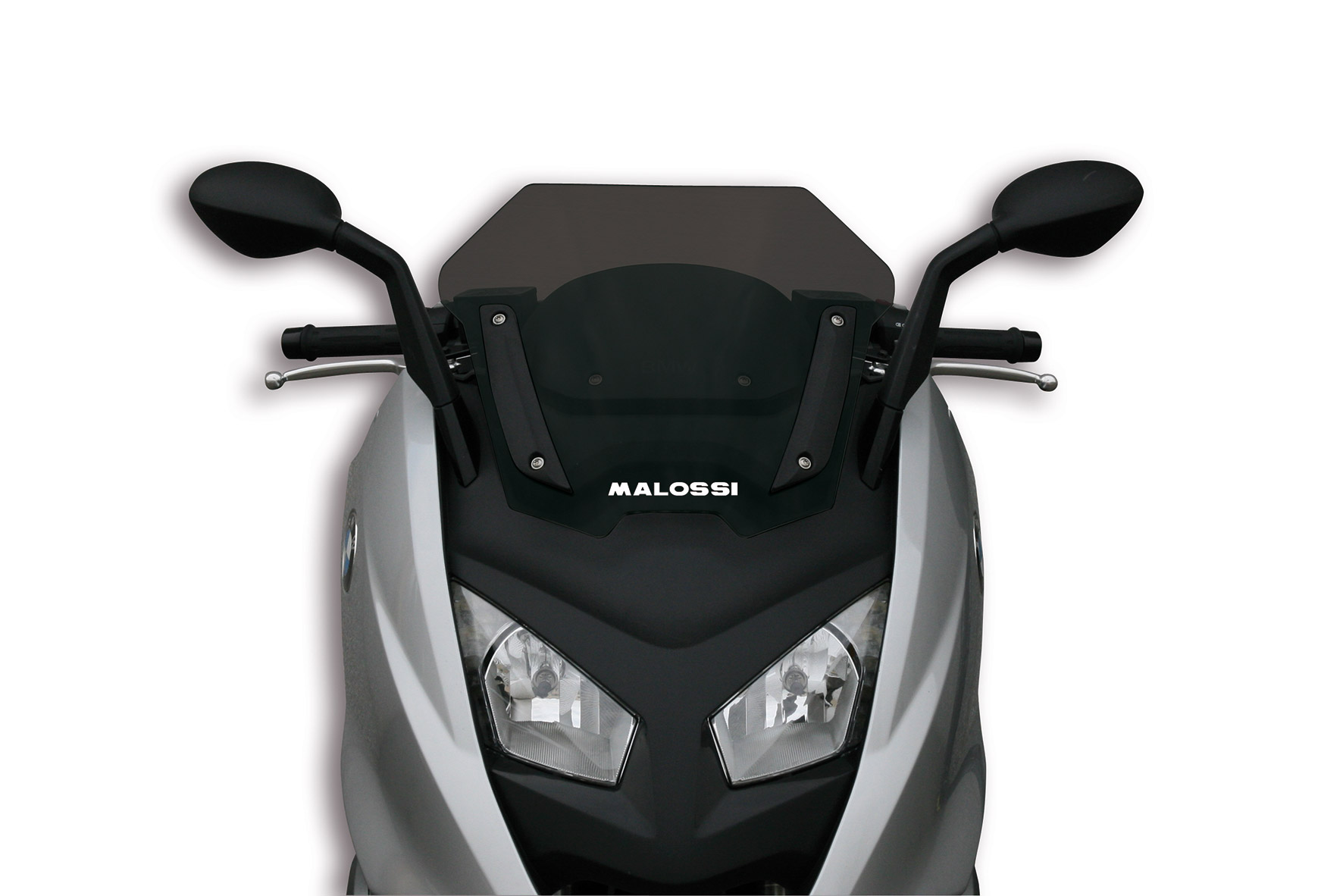cúpula parabrisas malossi sport 4515571b - ahumado - diseño aerodinámico