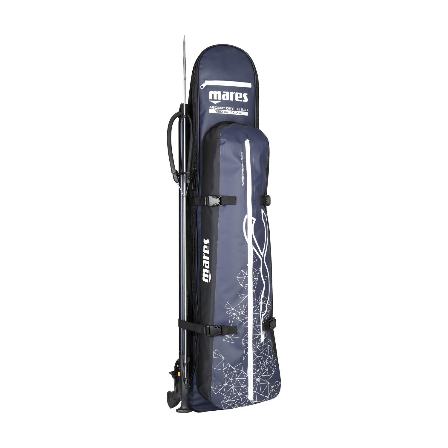 bolsa de pesca o apnea de 2 compartimentos impermeable bag ascent dry
