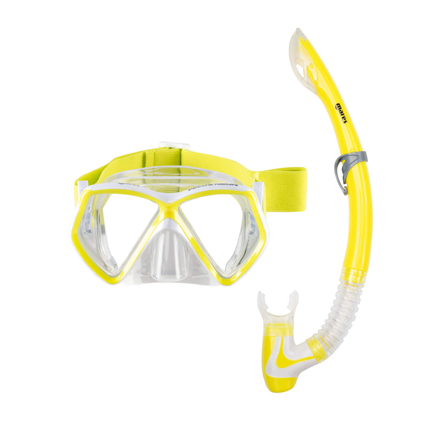 mascara + tubo snorkel pirate neon