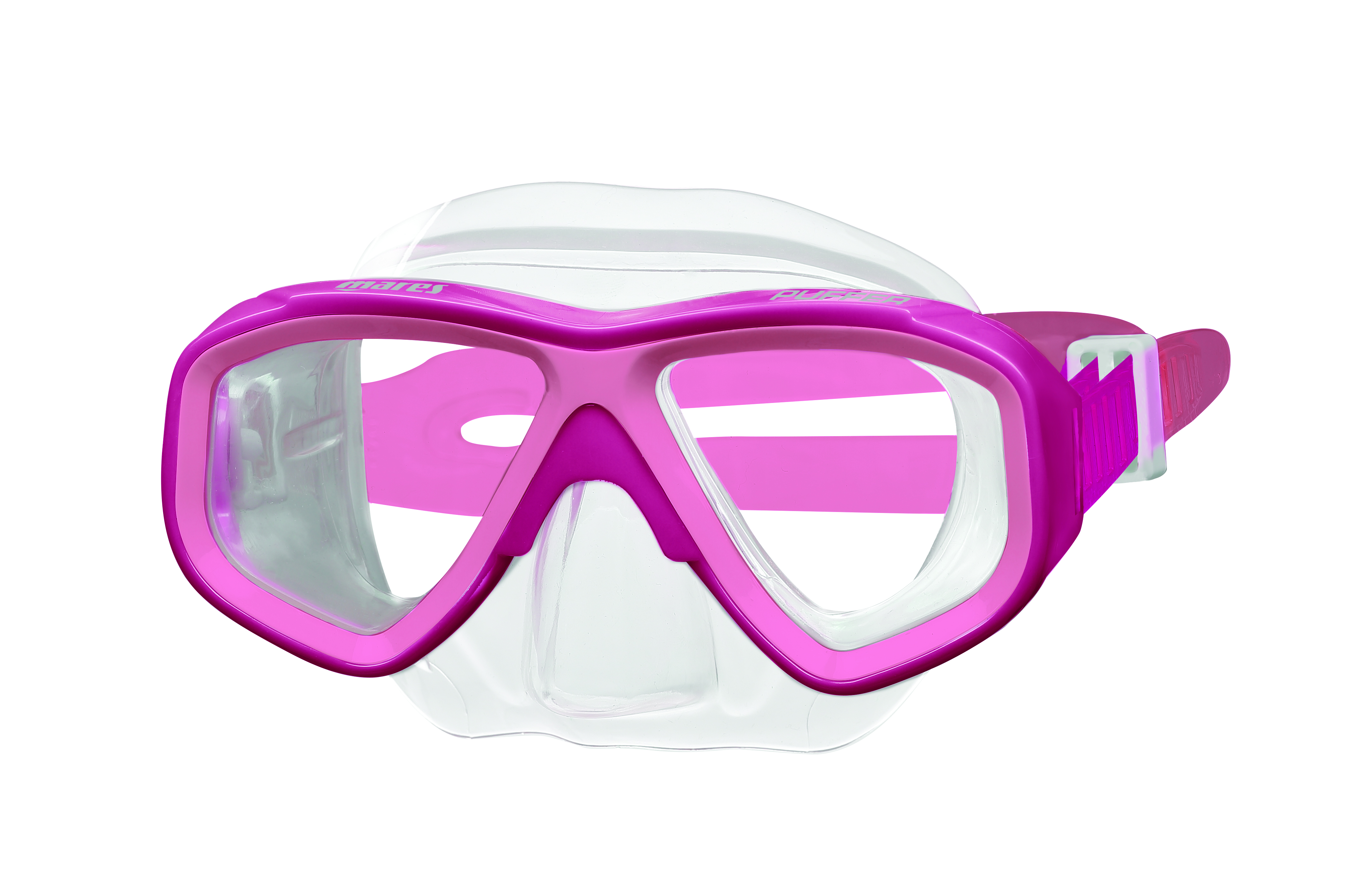 mascara gafas buceo puffer