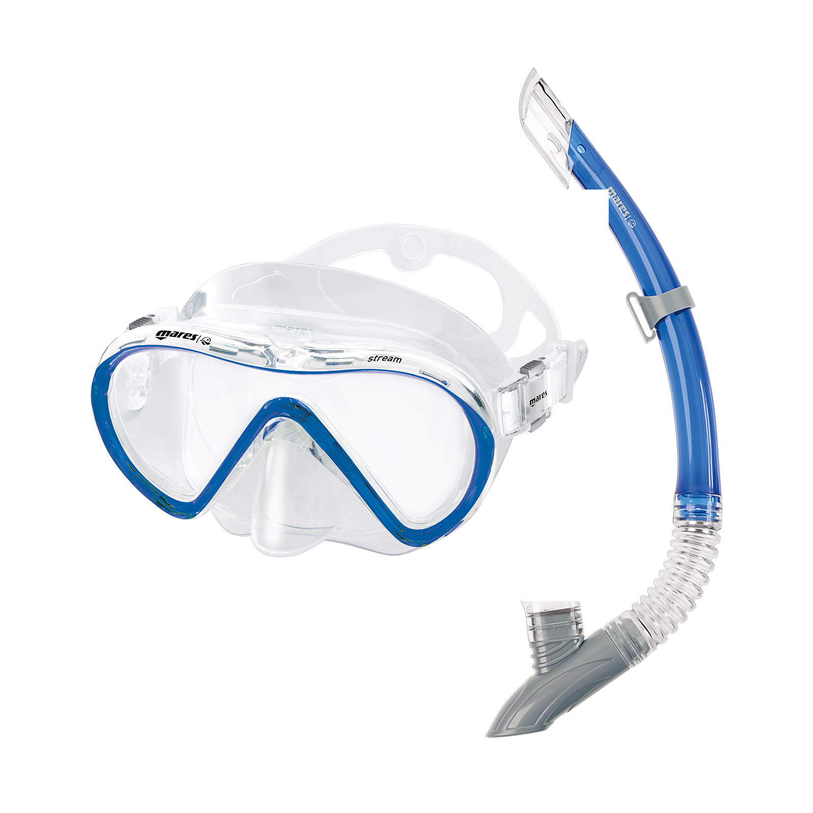 kit mascara y tubo snorkel buceo vento