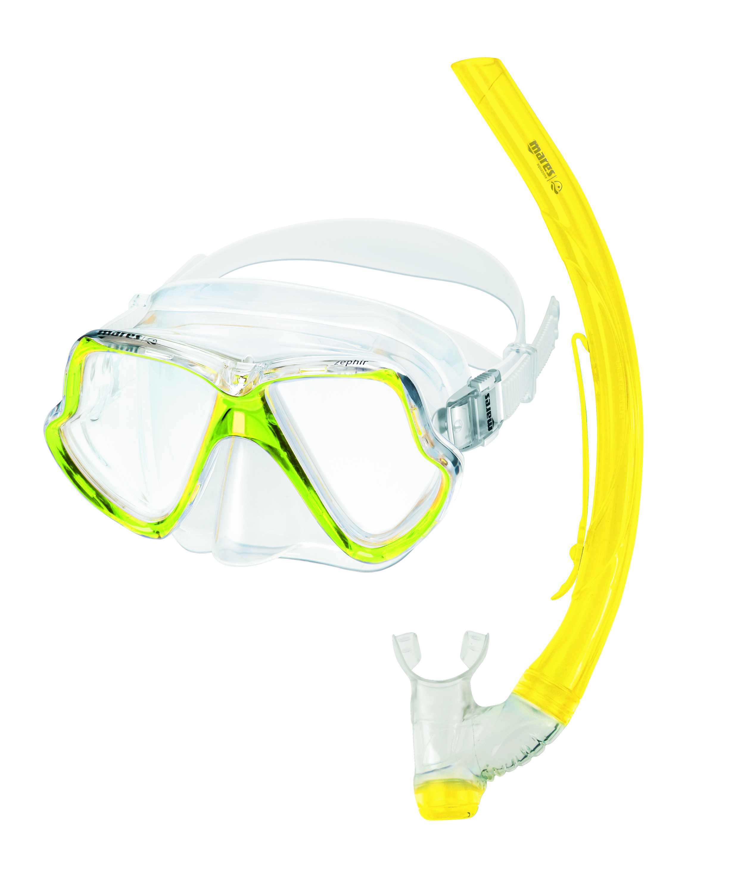 kit mascara y tubo snorkel buceo zephir