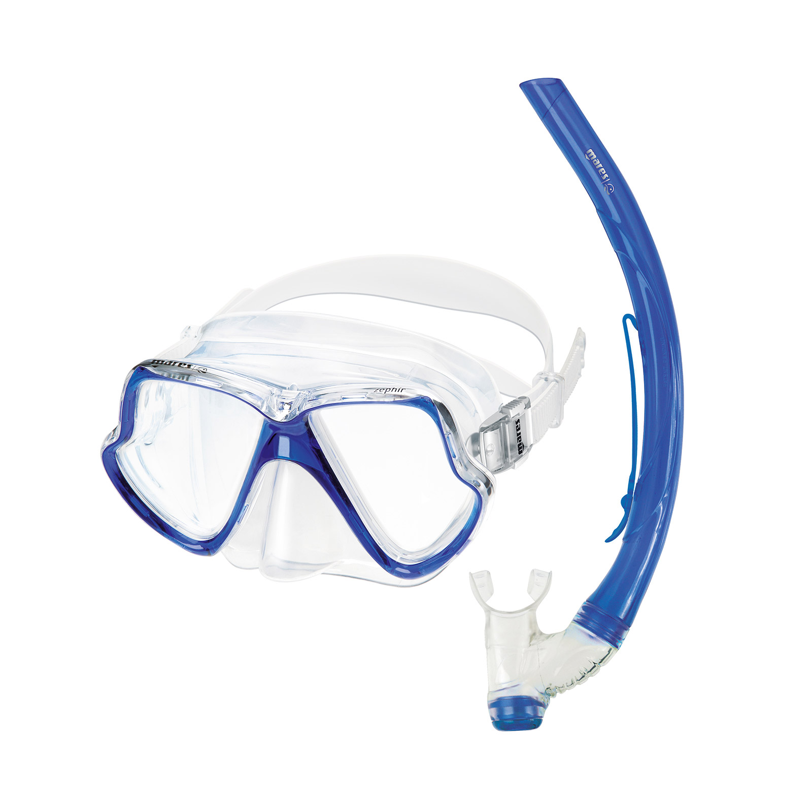 kit mascara y tubo snorkel buceo zephir