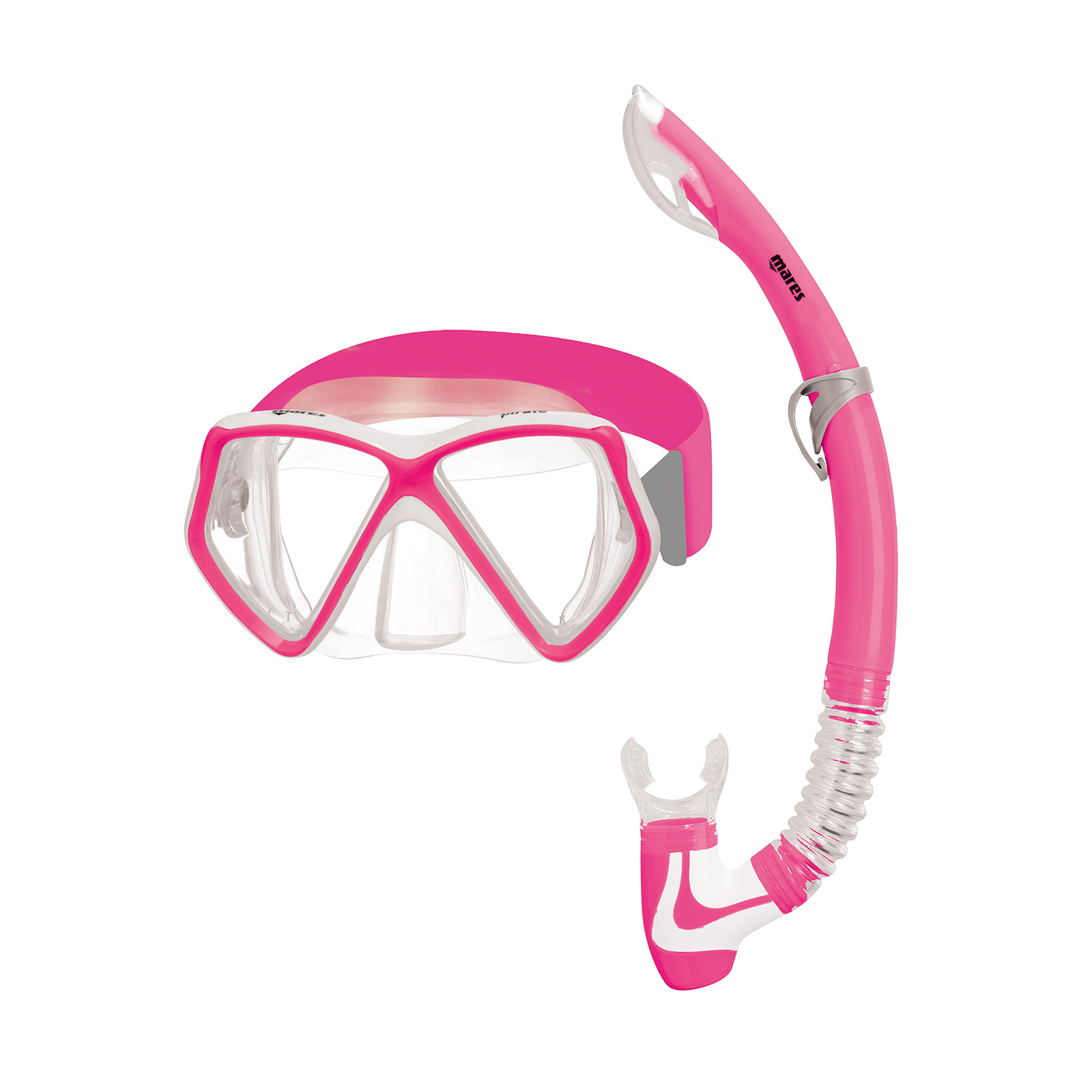 MARES Kit GAFAS y tubo snorkel buceo PIRATE NEON - Imagen 2 de 3