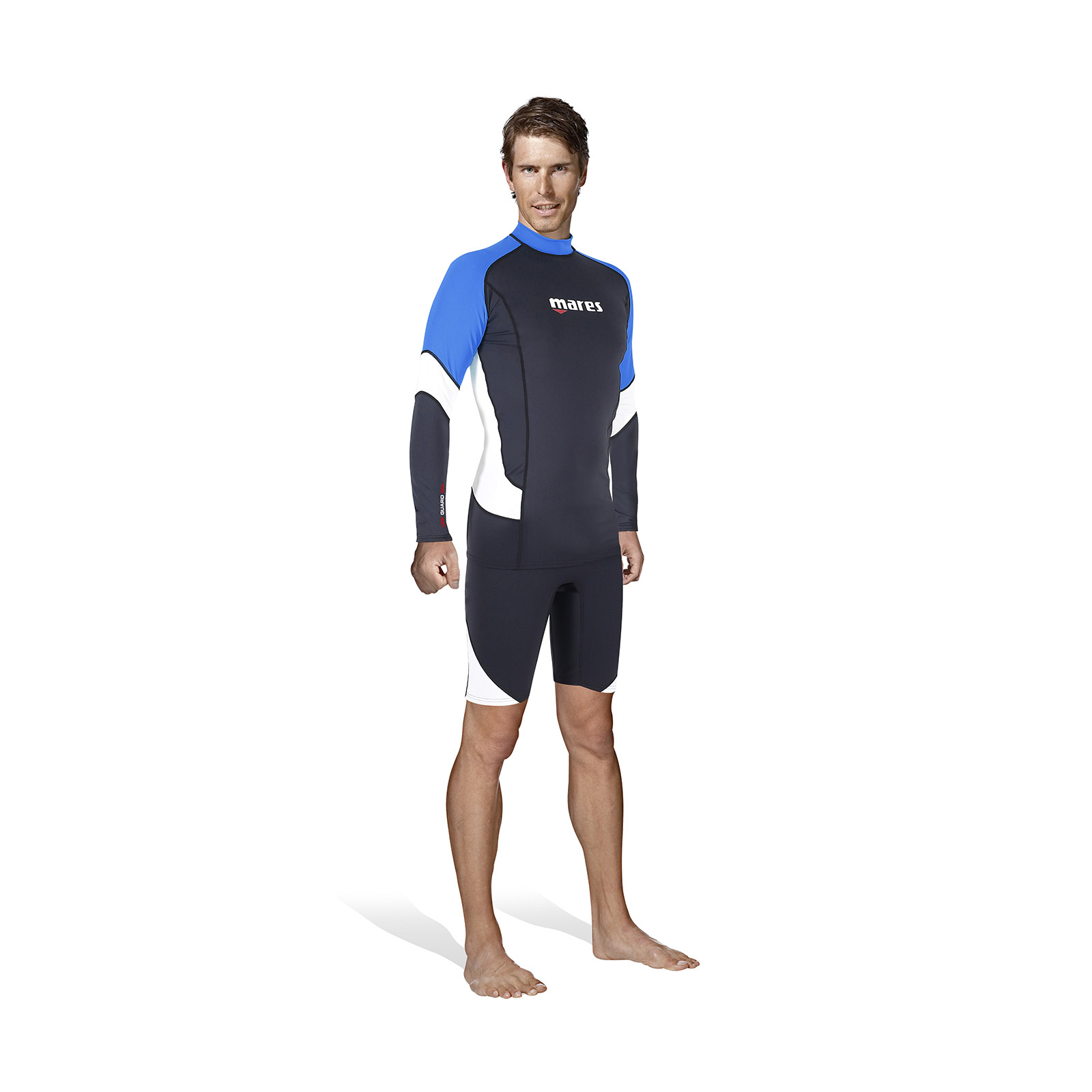 camiseta proteccion solar manga larga rash guard trilastic man
