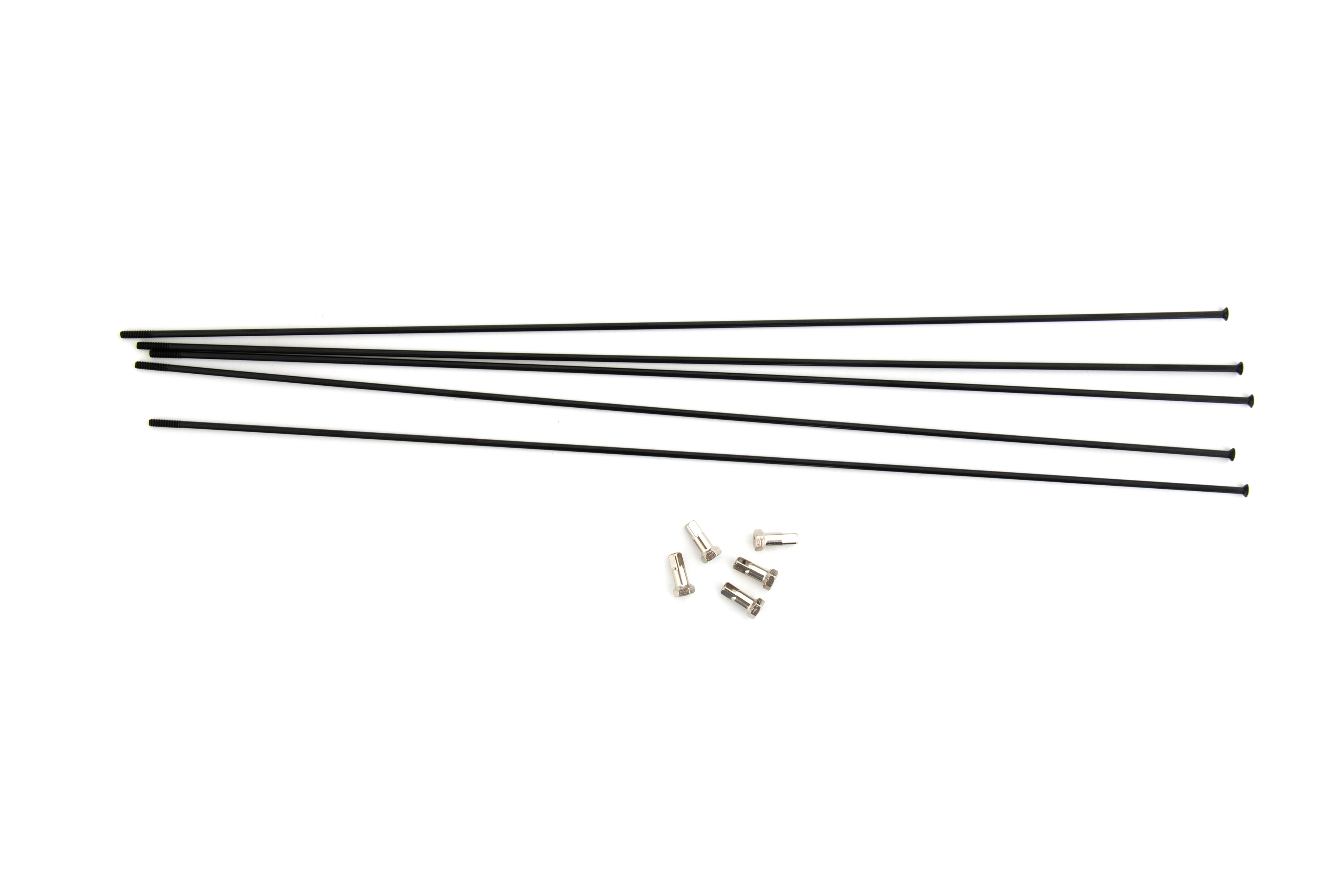 pack 5 radios + tuercas delantero/trasero venom 2