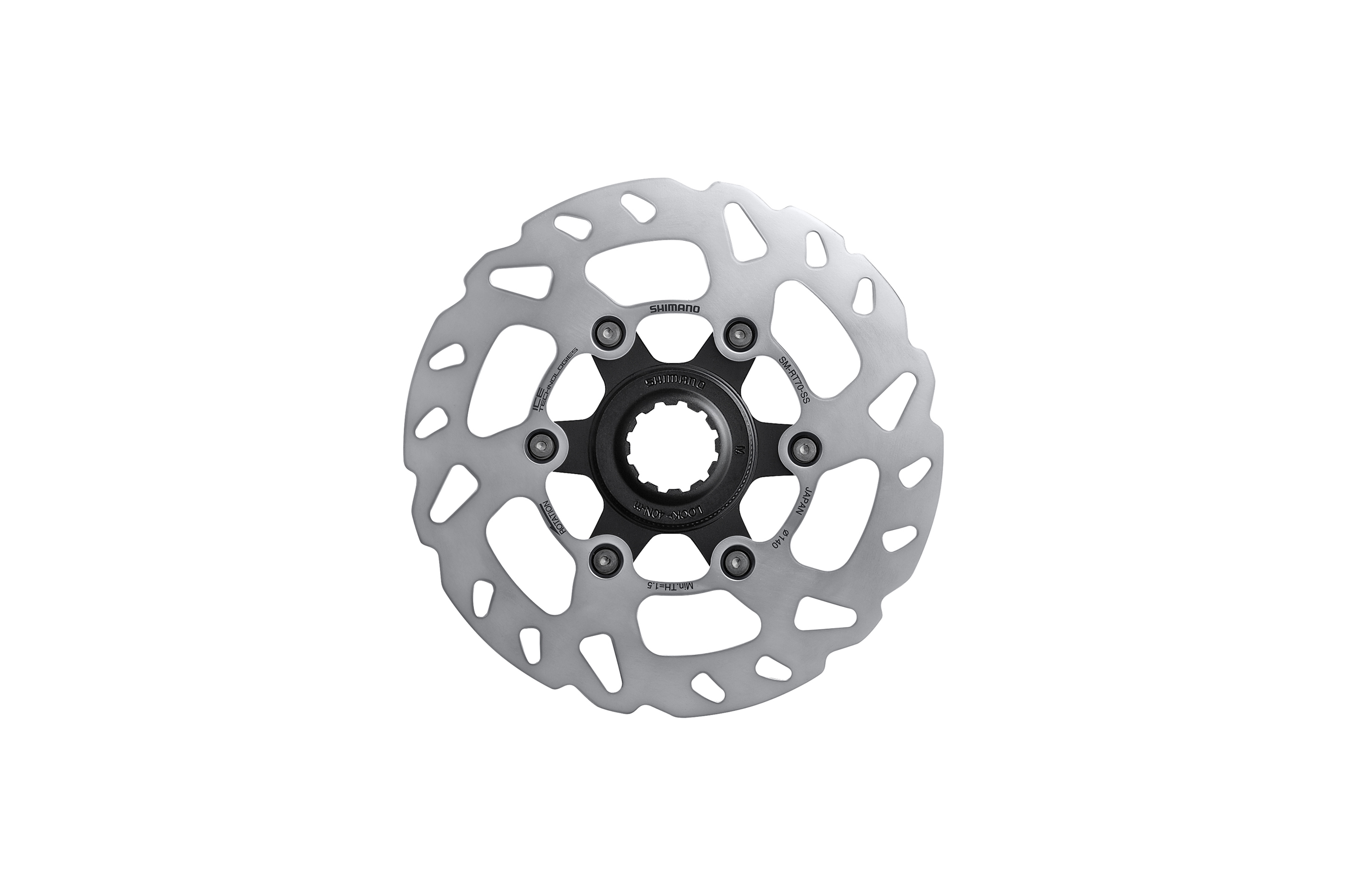 disco de freno 140 mm center lock sm-rt70 ice-tech