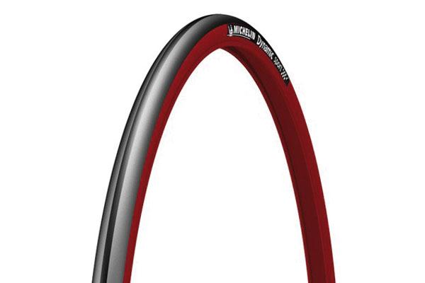 cubierta neumatico negra/roja  700x23 dynamic sport