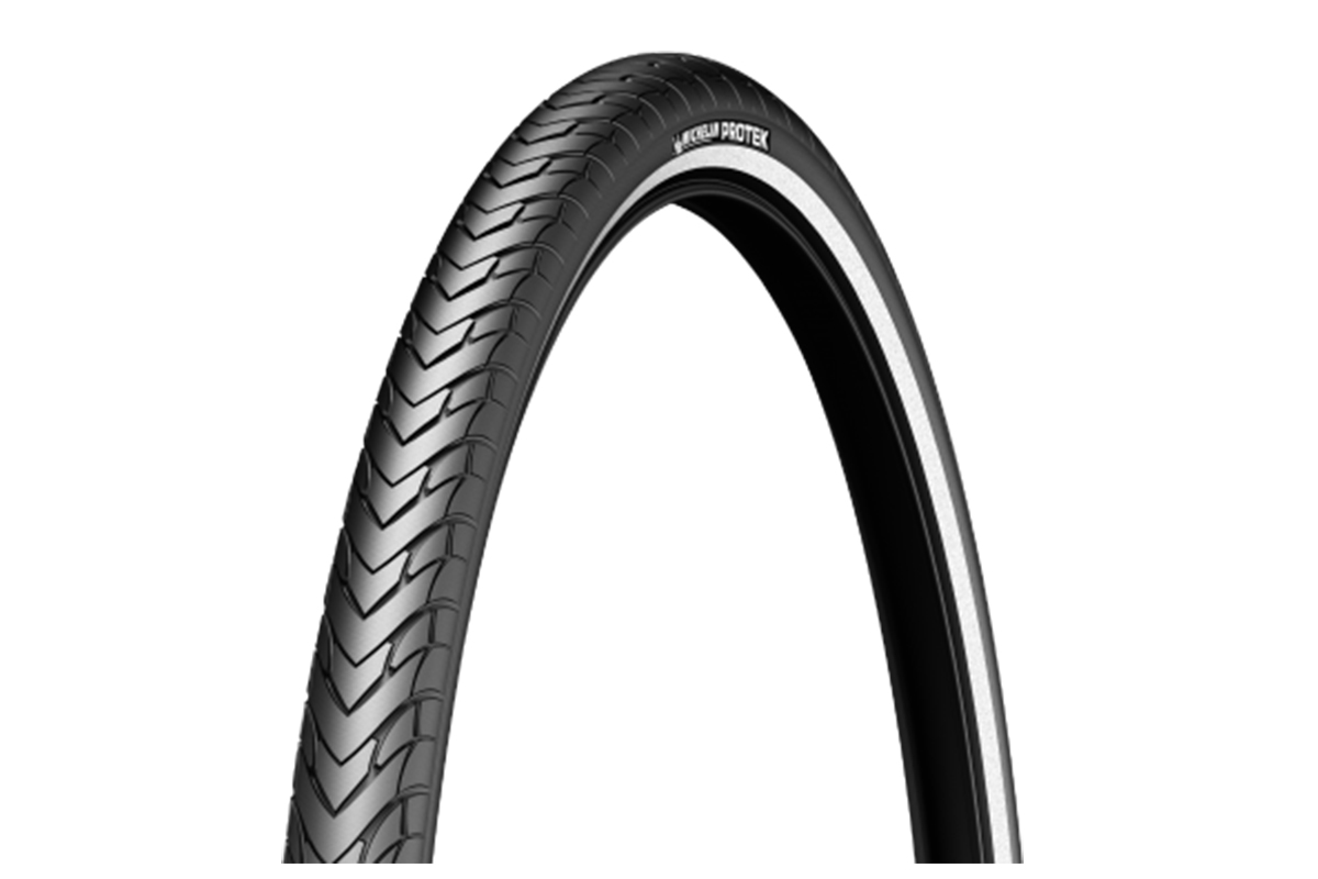 cubierta neumático reflectante 700x40c protek michelin para ciudad y pista