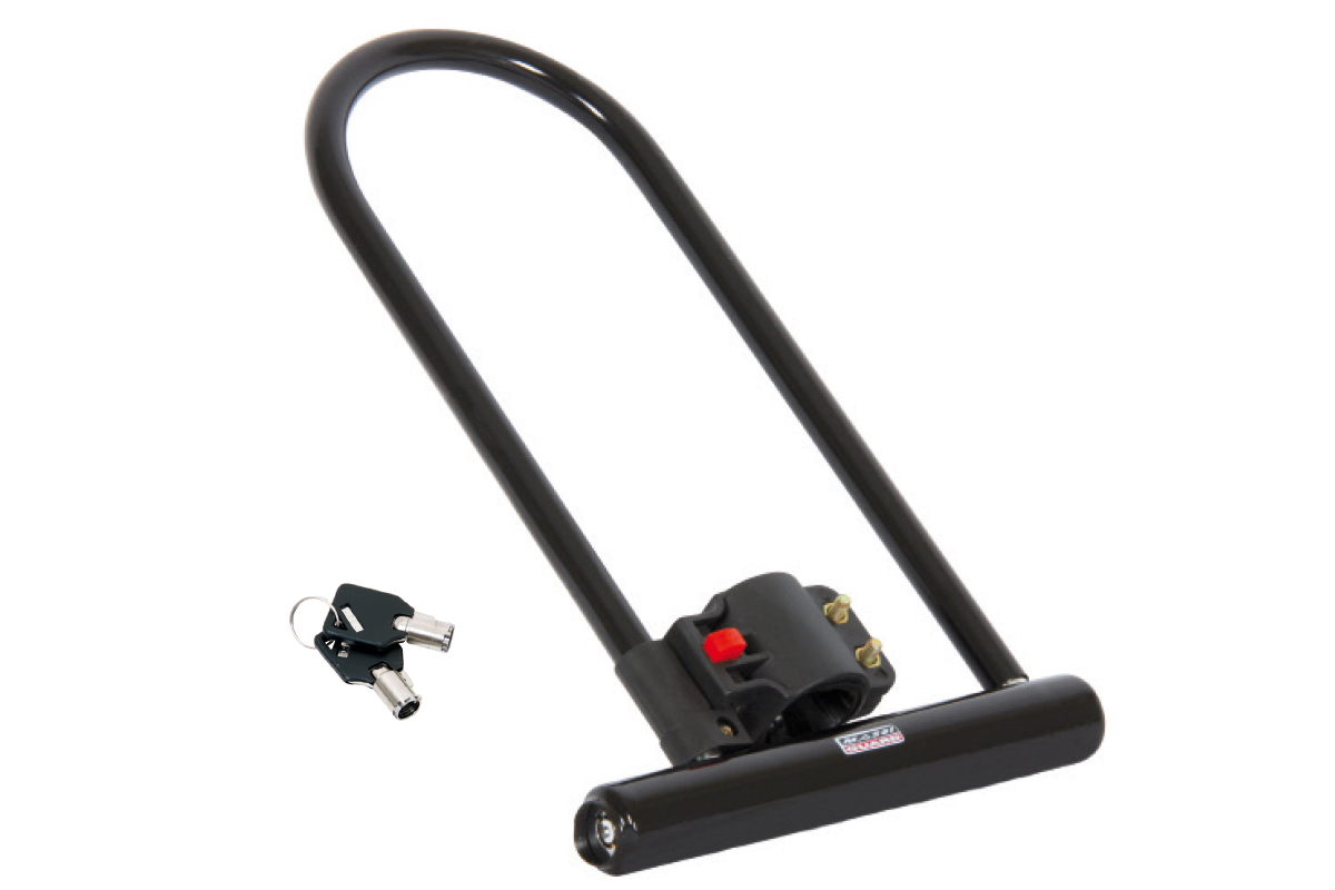 candado en u massi ox 180x320 mm - cierre con llave