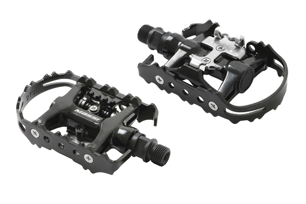 MASSI Pedales bicicleta M604 MTB SPD/NORMAL - Pedales Mixtos para MTB marca Mass - Imagen 1 de 1