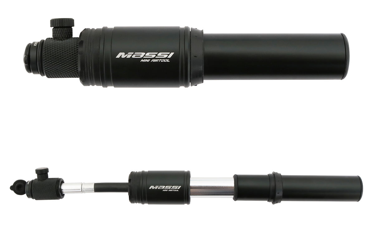 bomba inflador doble valvula telescopica cm-32 alu.