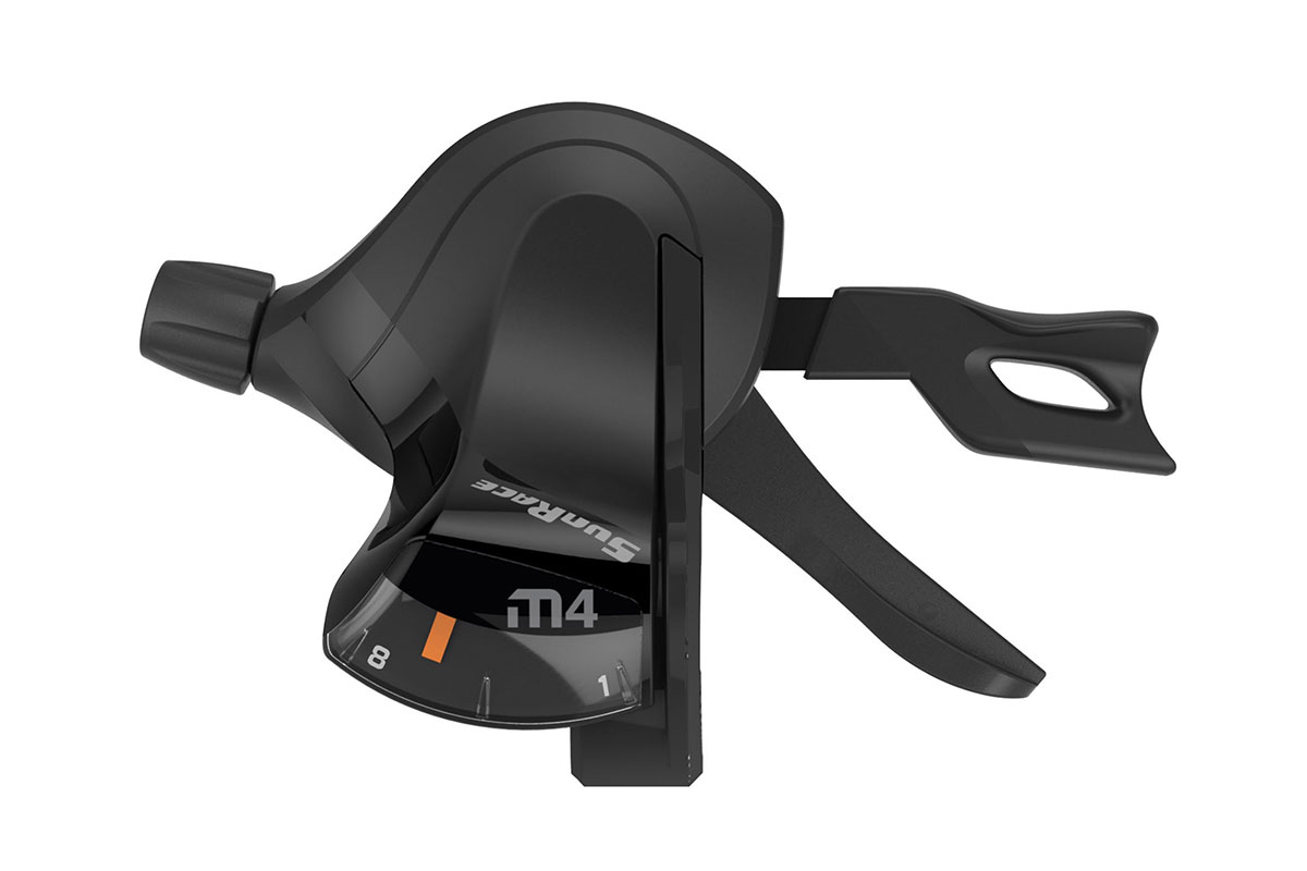 mando desviador triple plato sunrace trigger dlm400 3-v para mtb
