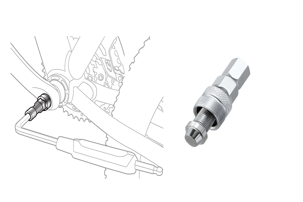 llave herramienta extractor de pedalier