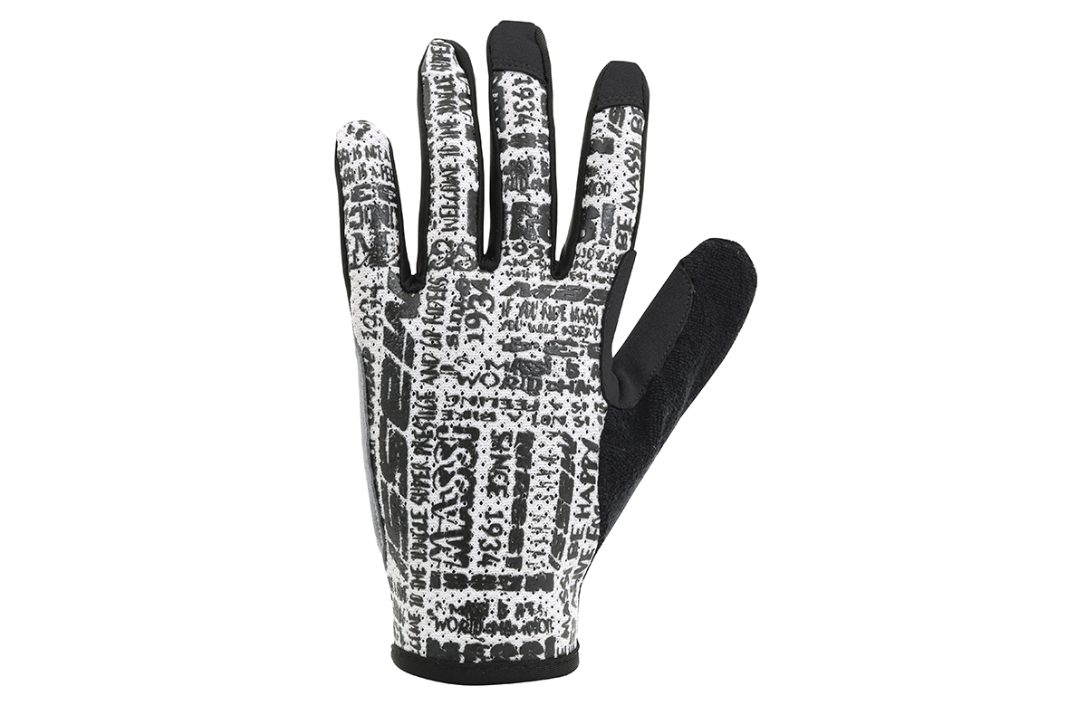 guantes largos bicicleta ciclismo graffiti