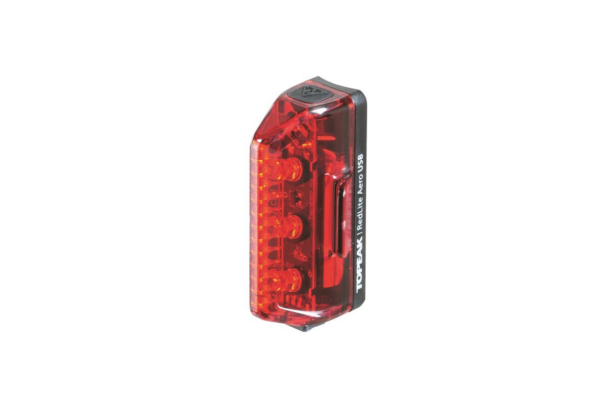 faro foco linterna bicicleta trasero redlite aero usb