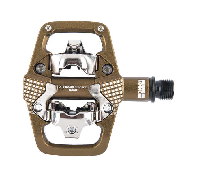pedales bicicleta x-track en-rage plus bronze spd