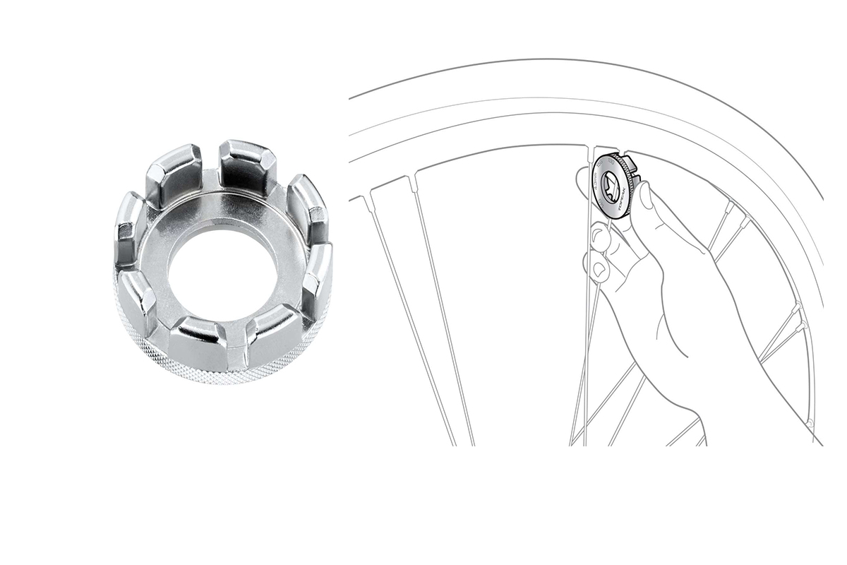 llave de radios multispoke
