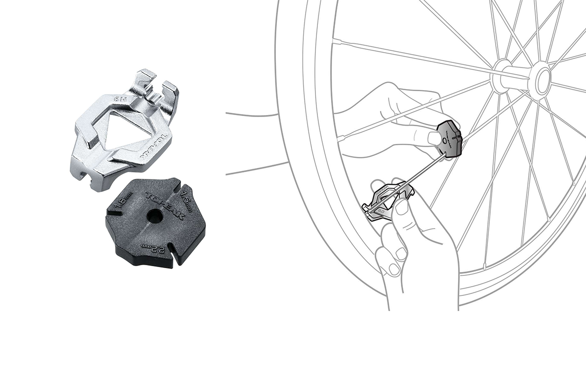 llave de radios duospoke m7/m9