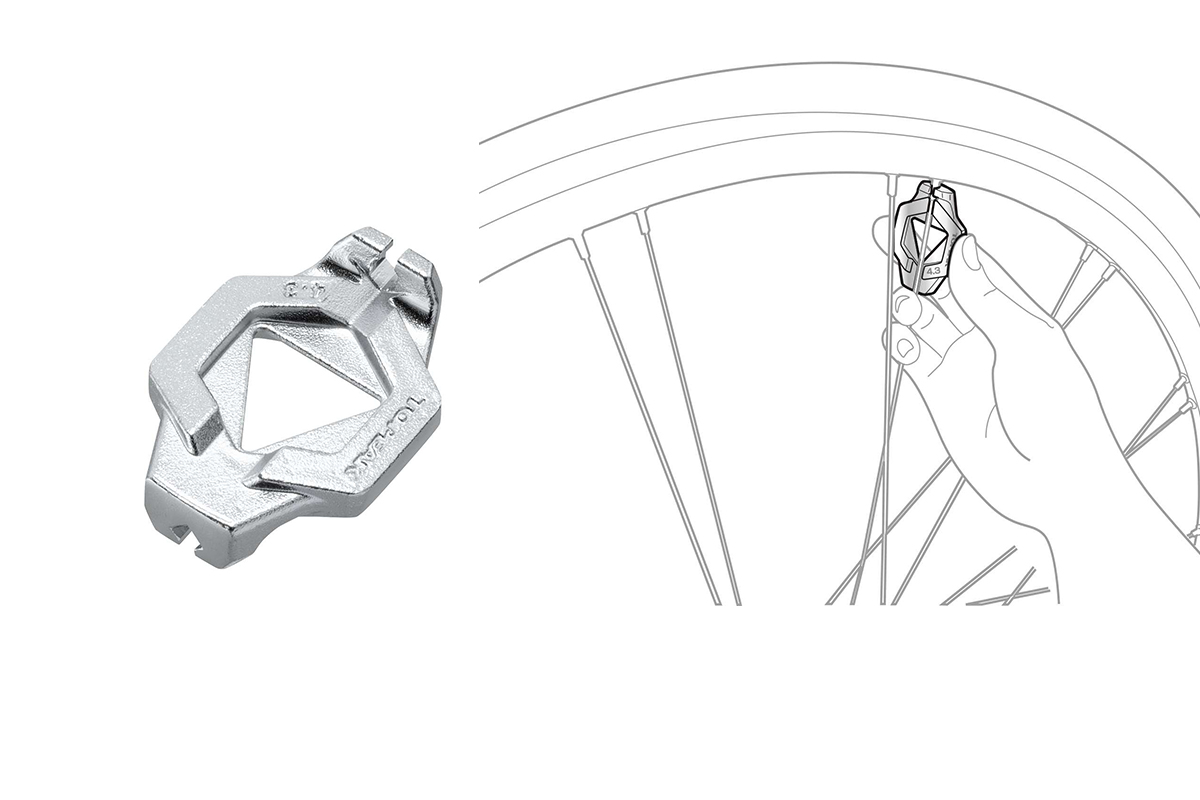 llave de radios duospoke 13g/4.3mm