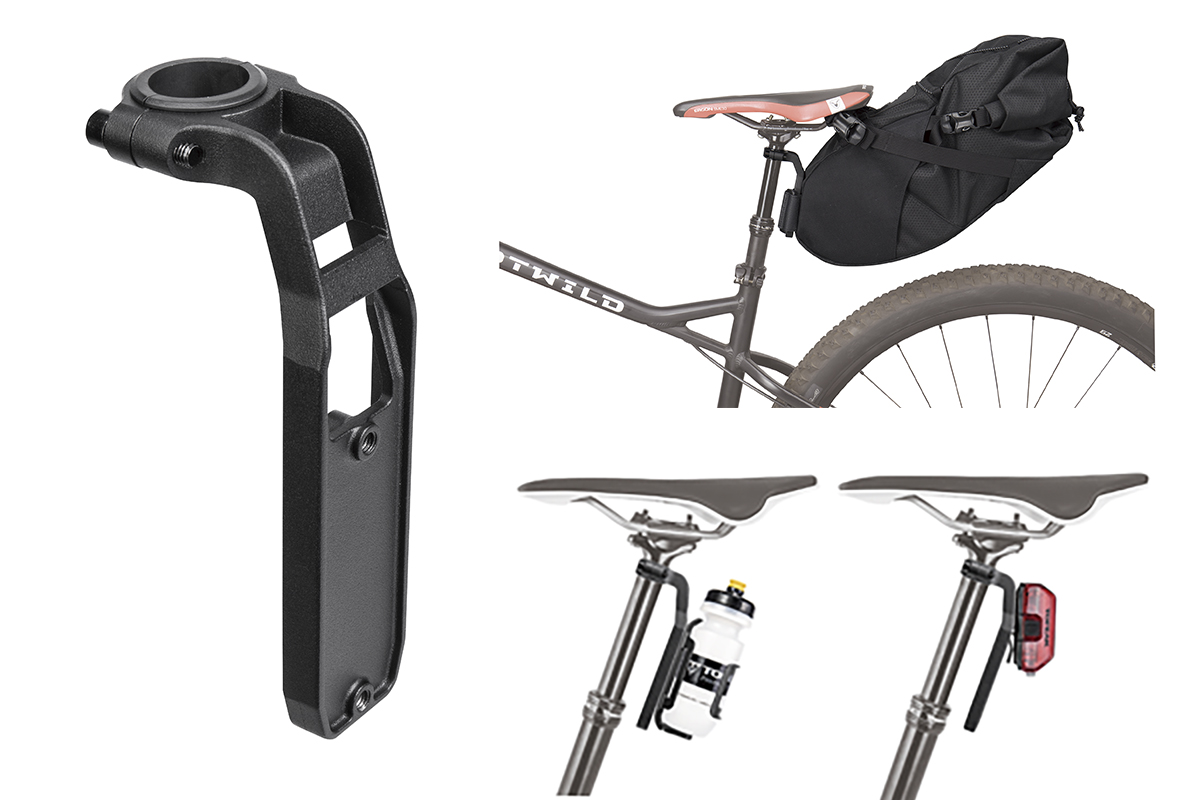 soporte trasero bicicleta tija telescopica dp mount