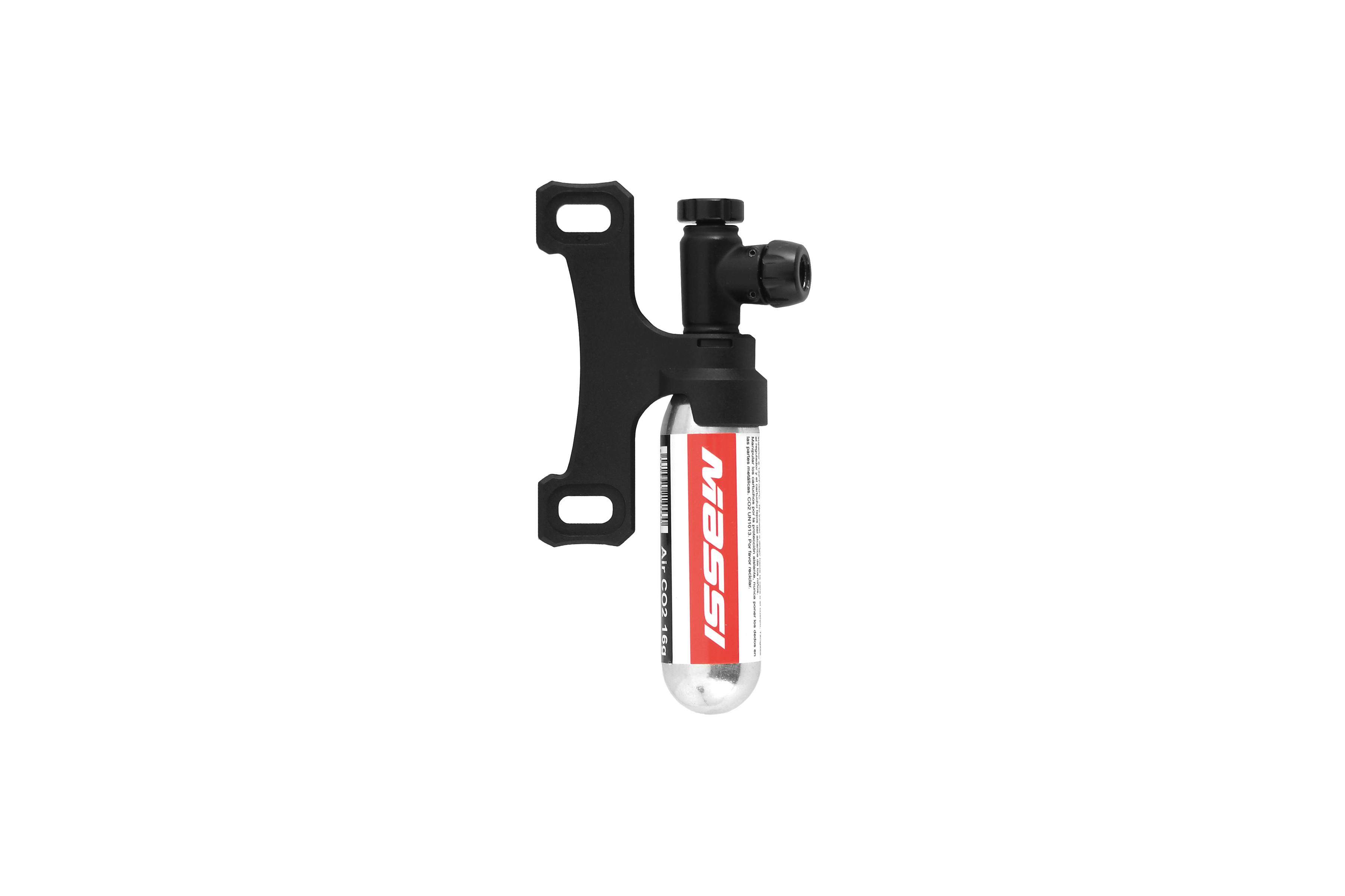regulador de co2 + soporte + cartucho 16 gr