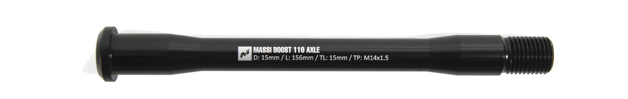 eje delantero 15x156mm tp=m14x1.5(fox) boost
