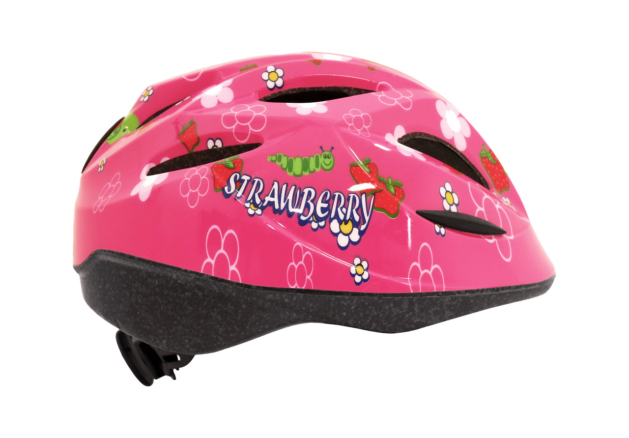casco infantil child evo strawberry