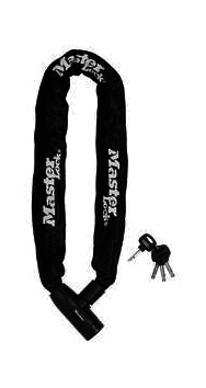 candado antirrobo cadena con llave 90cmx 8mm