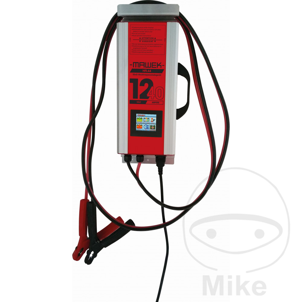cargador de batería con soporte para pared hfl44 12v 40a 5 m