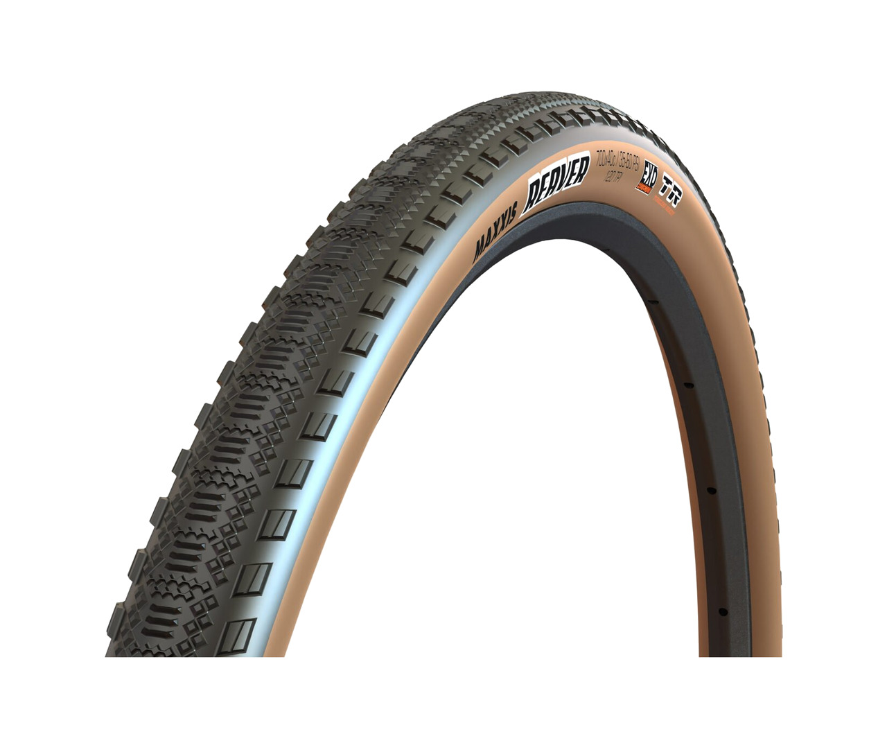 cubierta neumático para bicicleta gravel reaver gravel 700x40c 120 tpi exo/tr/tanwall