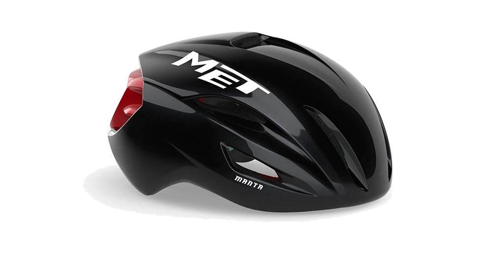 casco aerodinámico de ciclismo acabado brillante manta mips