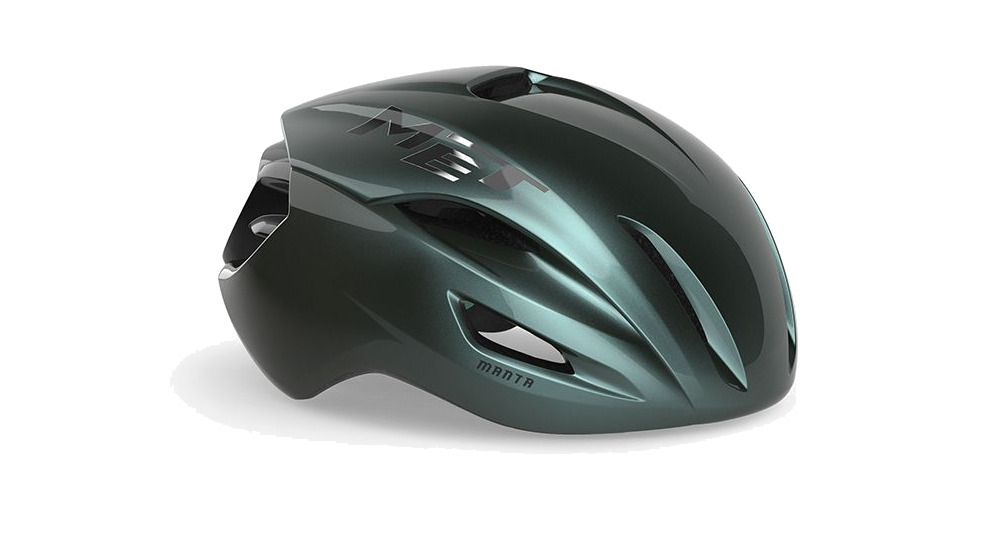 casco aerodinámico de ciclismo acabado brillante manta mips
