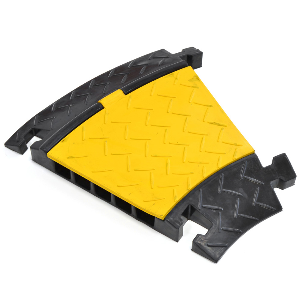 protector de cables curvo para el suelo 380 x 450 x 50 mm cpr1000