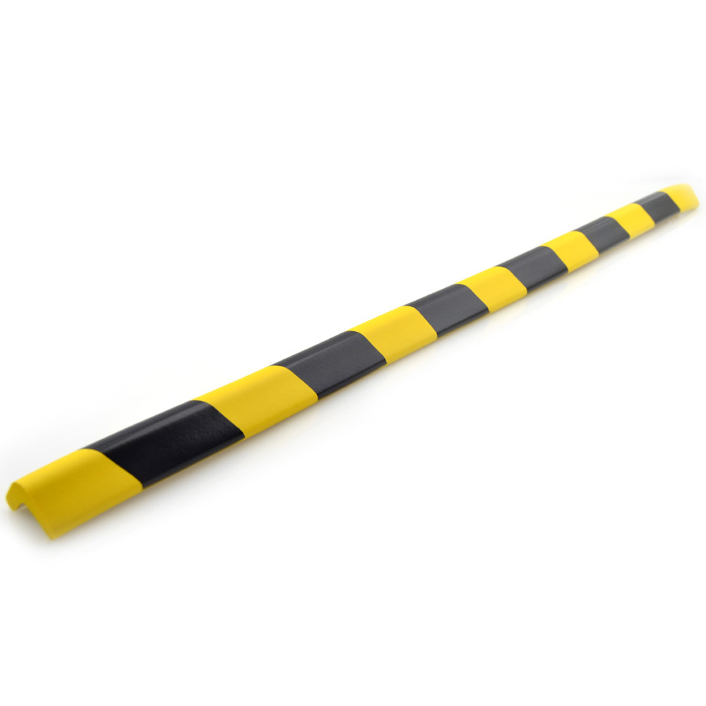 protector de angulo ipn en espuma con adhesivo 3m antifuego m4 - negro/amarillo - metalworks
