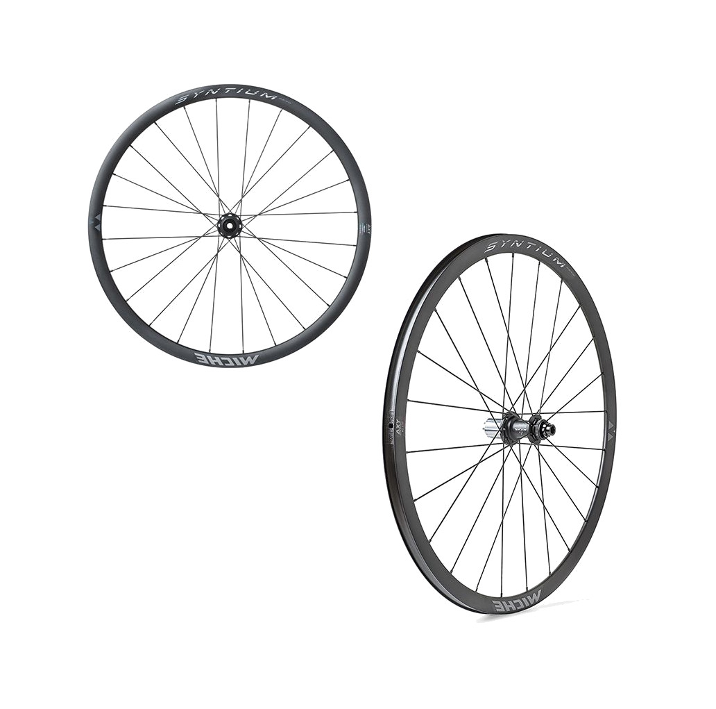 juego de ruedas para bicicleta de disco aluminio syntium aero shimano hg11 tubeless ready centerlock