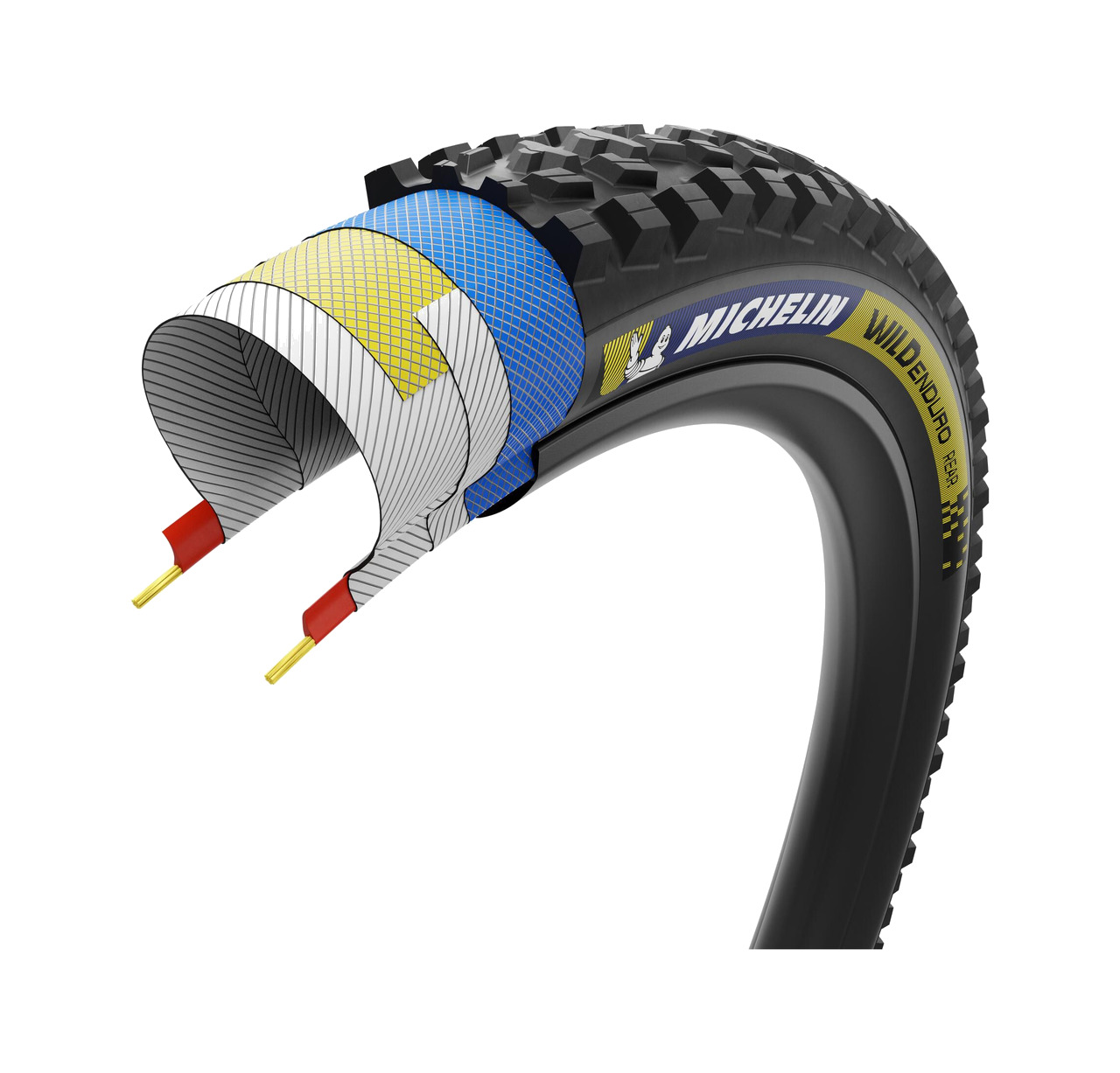 cubierta neumatico para bicicleta wild enduro trasera 29x2.40 racing line plegable 61-622