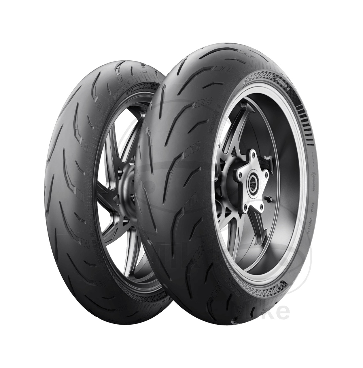 cubierta neumatico trasero para motocicleta 180/55zr17 (73w) power 6 tl