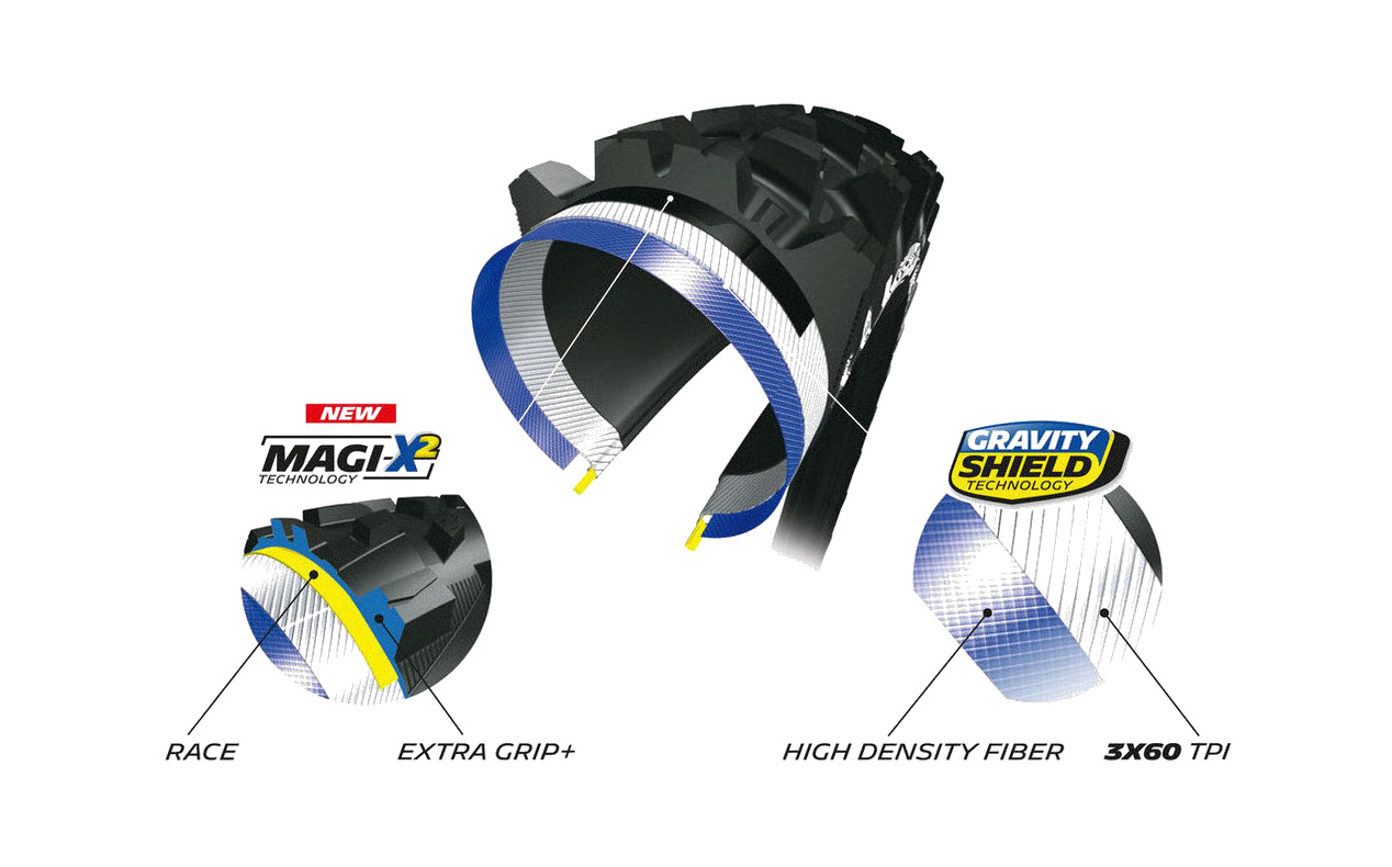 MICHELIN Bicycle tire cover 29X2.40 WILD ENDURO FRONT MAGI-X TUBELESS READY - Picture 2 of 2
