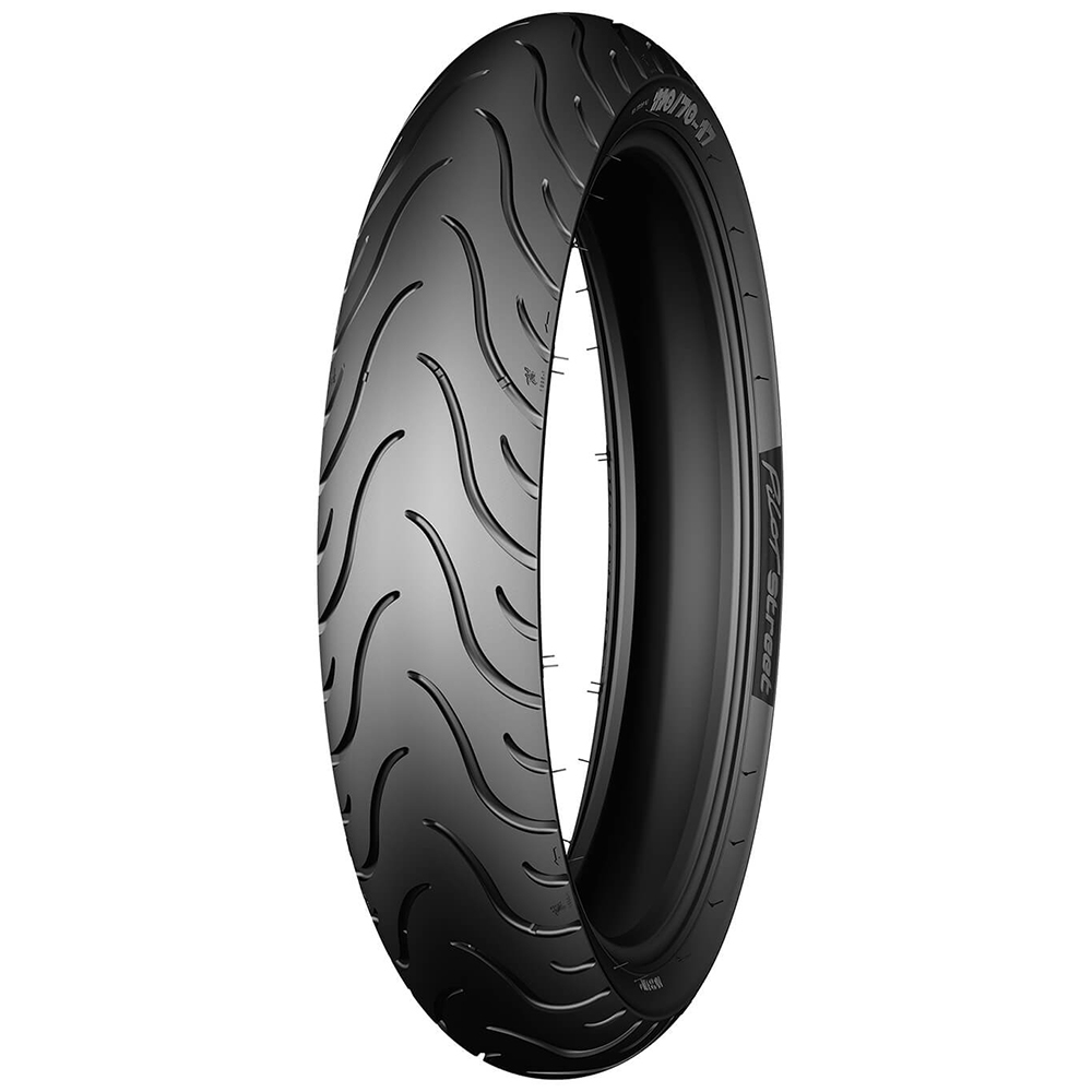 cubierta neumatico 100/80 - 17 m/c 52s pilot street front tl/tt - 510280