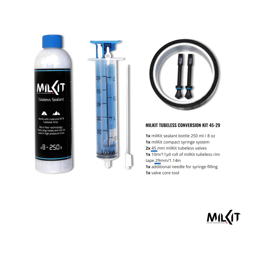 kit de conversión para tubelizar ruedas conversion kit 29 45 tubeless